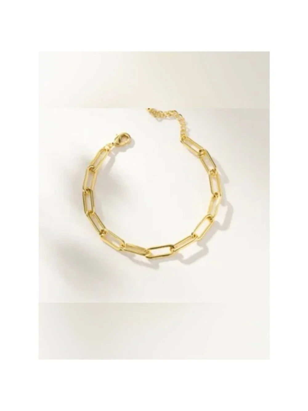 Paperclip Chain Bracelet N1058